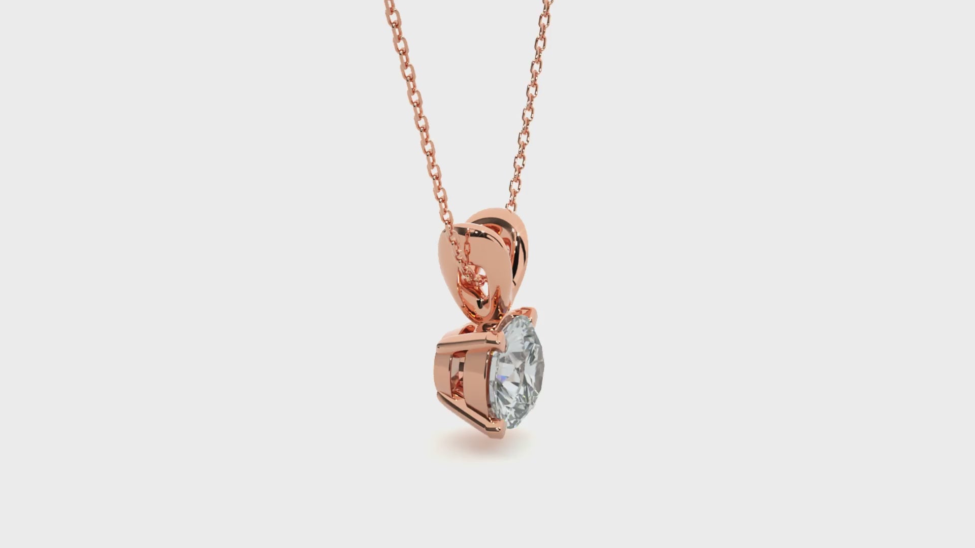 0.59 Carat G Color VS1 Clarity Diamond Studded Natural Diamond Pendent.